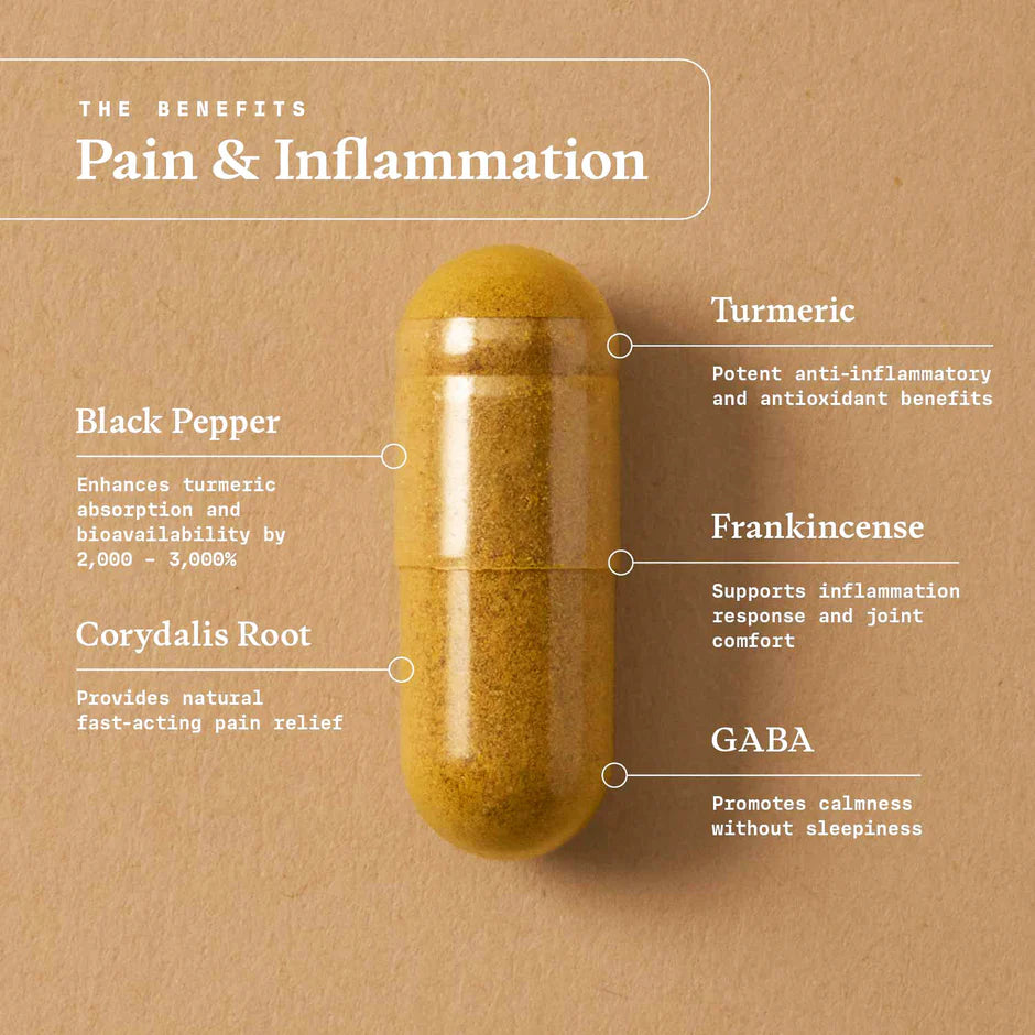 Pain & Inflammation - 30 Veggie Capsules