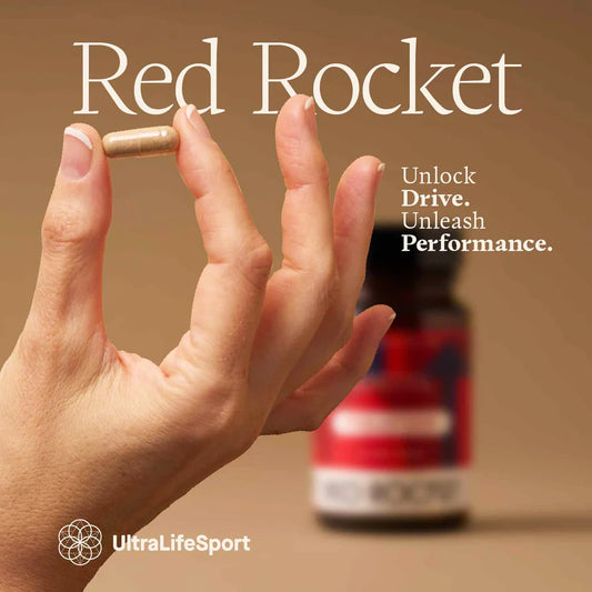 Red Rocket - Testosterone & Longevity Support - 40 Veggie Capsules