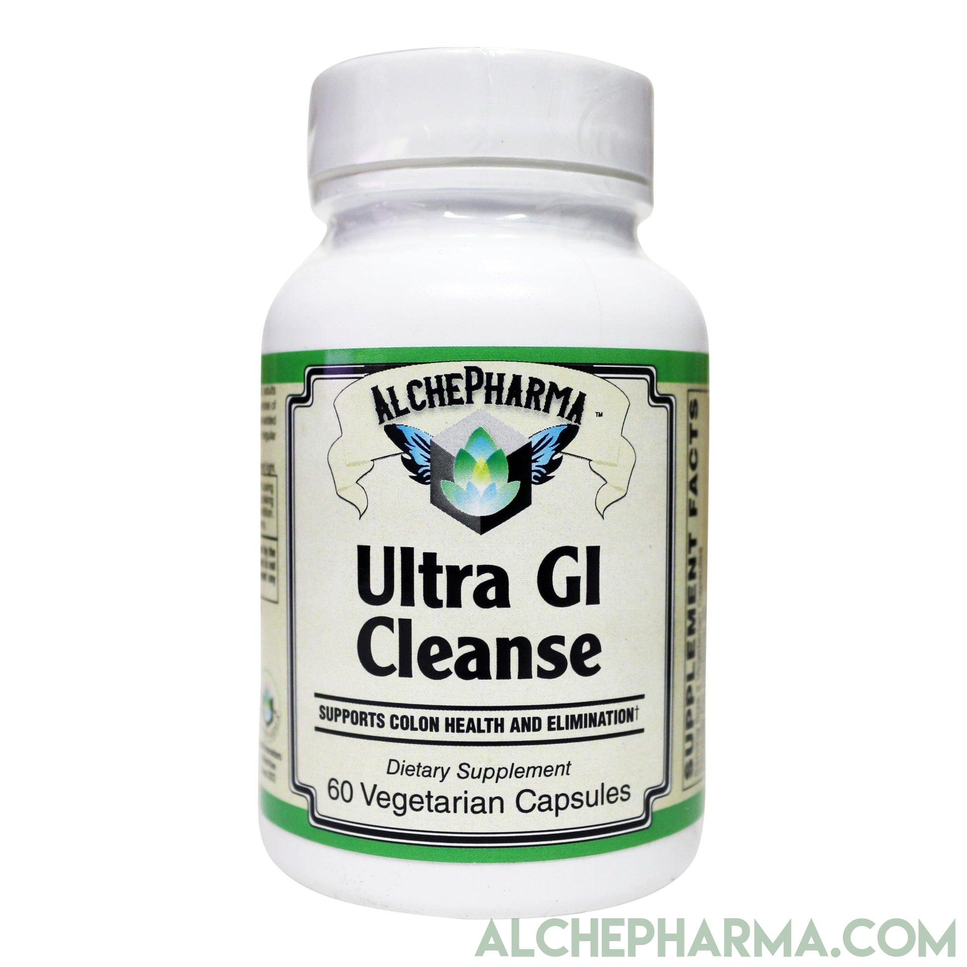 ULTRA GI CLEANSE (No Harsh Laxatives) w/ demulcent and carminative properties that soothe the mucosal lining.-cleanse-AlchePharma