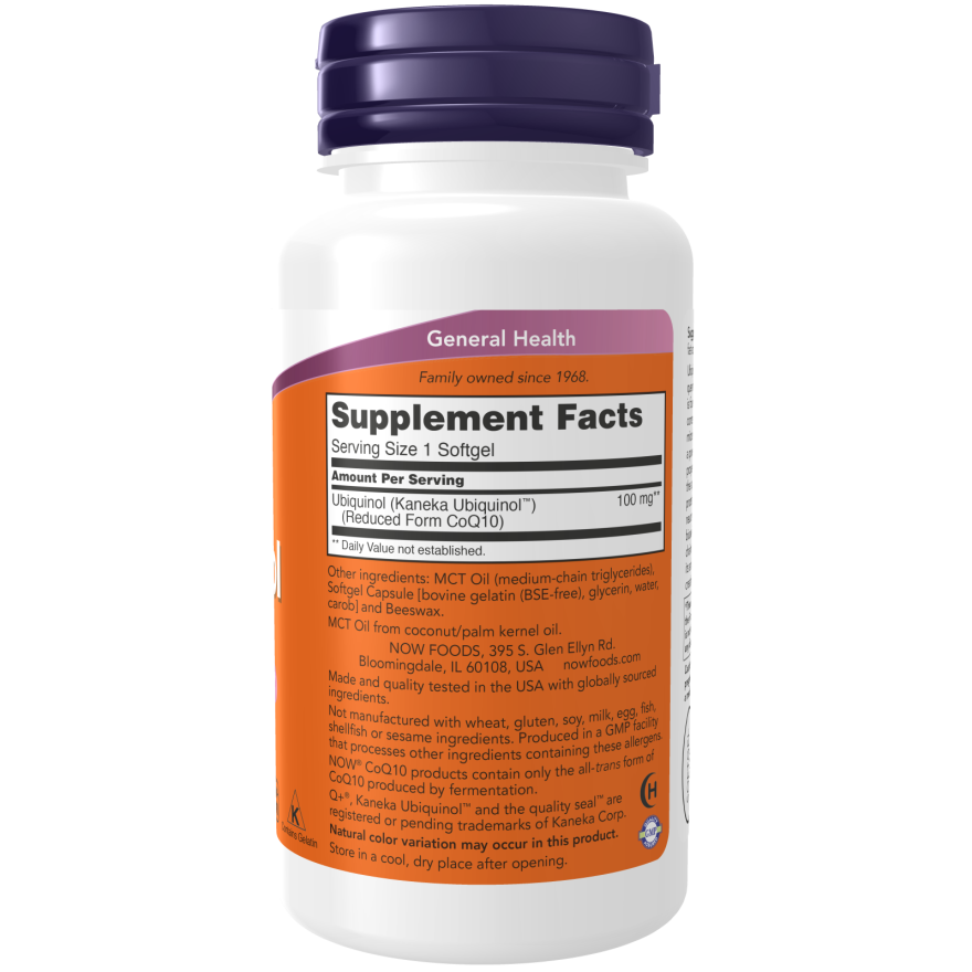 Ubiquinol 100 mg Softgels-CoQ10-AlchePharma