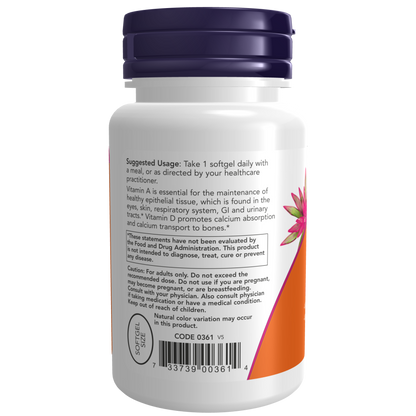 Ultra A & D-3 25,000/1,000 Softgels-Vitamins-AlchePharma