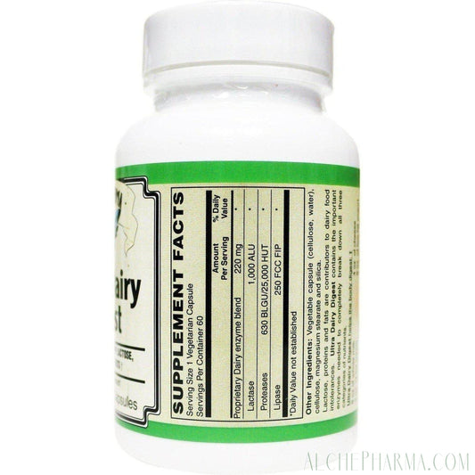 Ultra Dairy Digest ( 60 Vegetarian Capsules )-Digestion-AlchePharma-AlchePharma