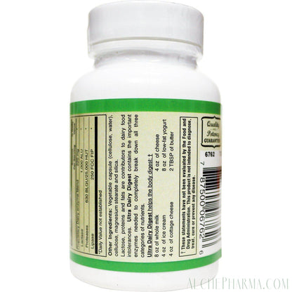 Ultra Dairy Digest ( 60 Vegetarian Capsules )-Digestion-AlchePharma-AlchePharma