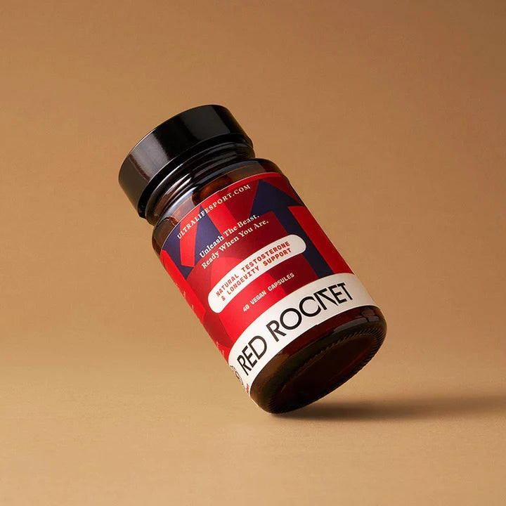 Red Rocket - Testosterone & Longevity Support - 40 Veggie Capsules