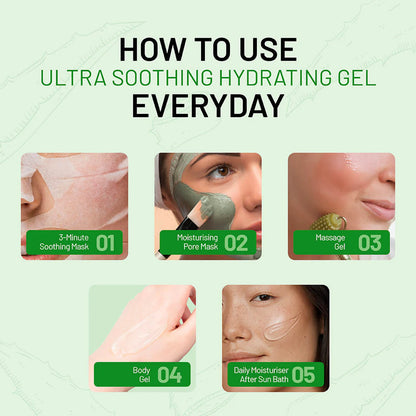50% OFF - Ultra-Soothing Hydrating Gel - Aloe & Hyaluronic Acid - 100 mL (Copy)