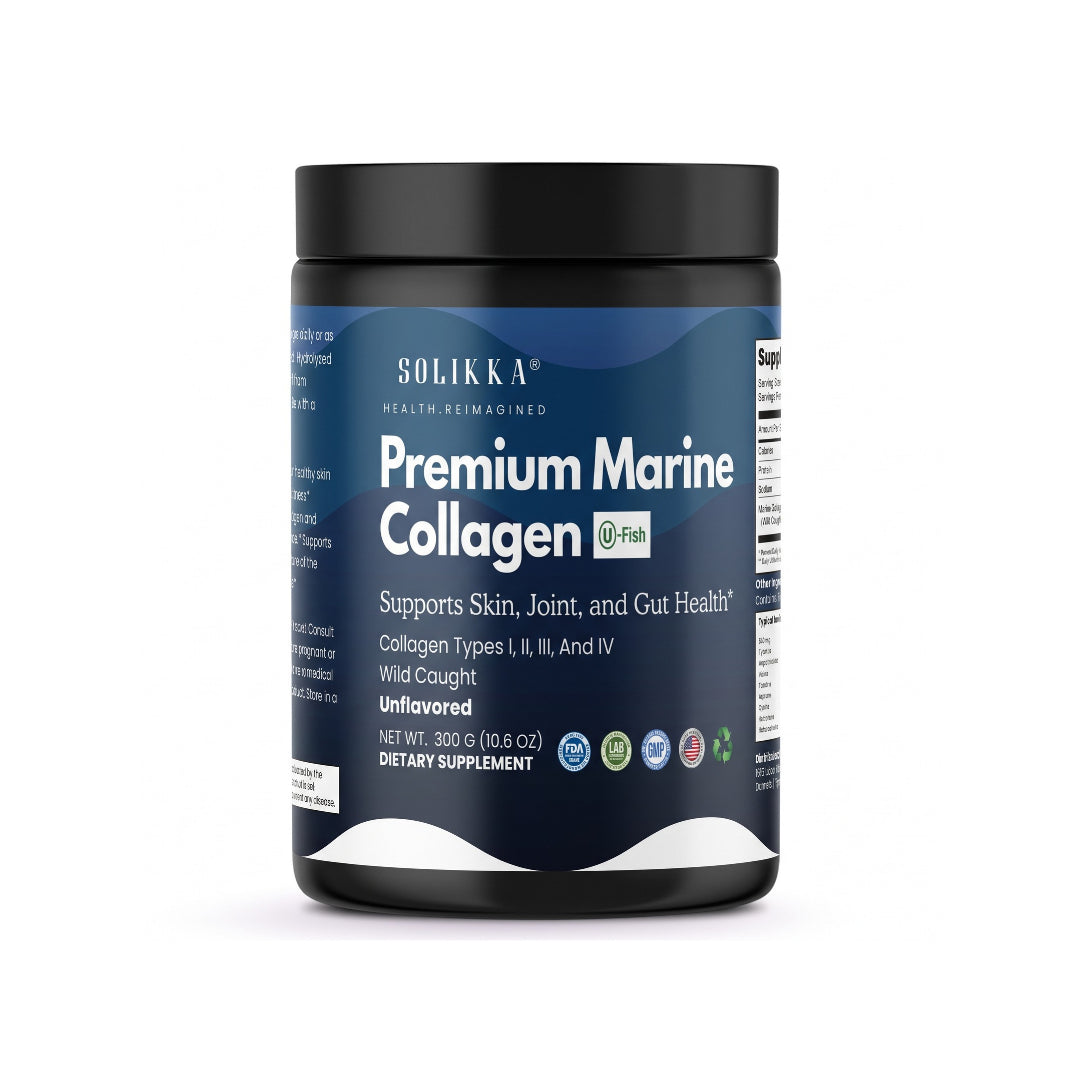 Solikka Premium Marine Collagen - 10.6 oz