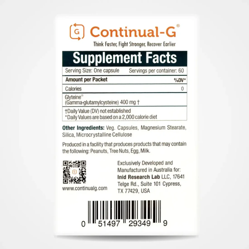 Continual-G Glyteine 400 mg Caps