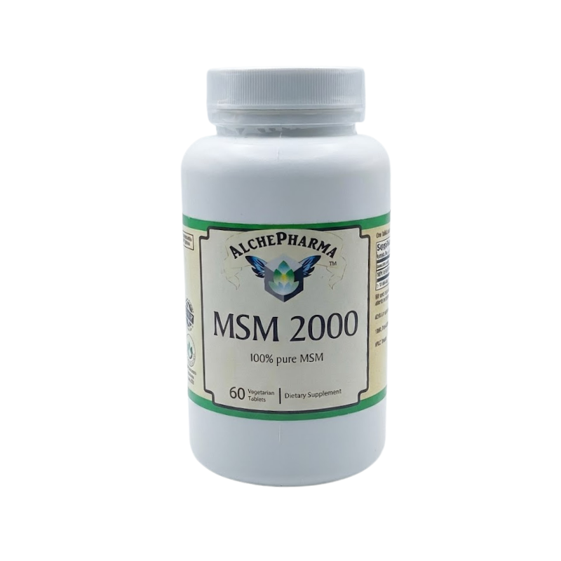 MSM 2000 (100% Pure MSM) - 60 Vegetarian Tablets