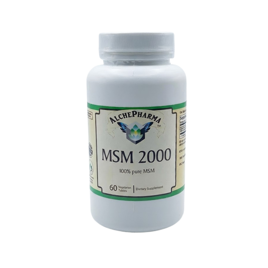 MSM 2000 (100% Pure MSM) - 60 Vegetarian Tablets