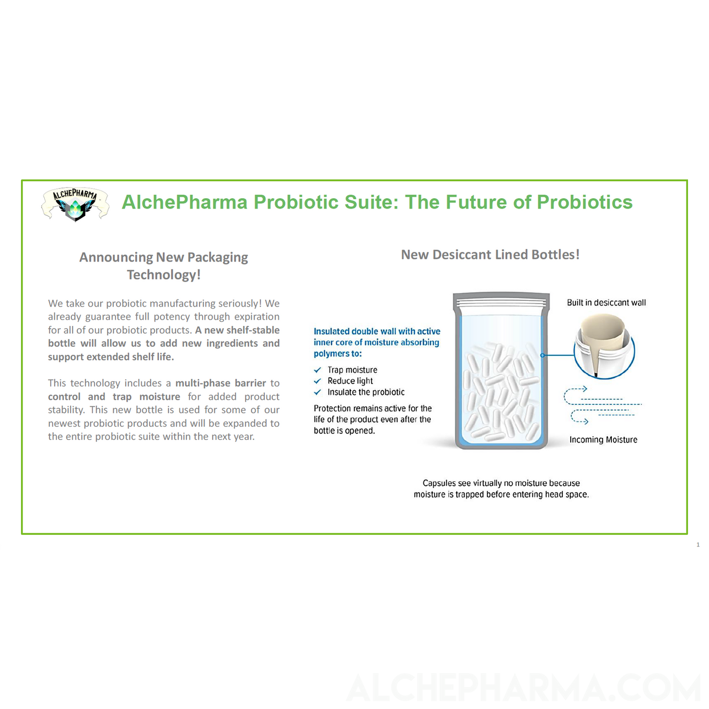 Urinary Formula - 50 Billion Probiotic Multi Strain w/Pre-Biotic and Cran-Max®️-Probiotics-AlchePharma