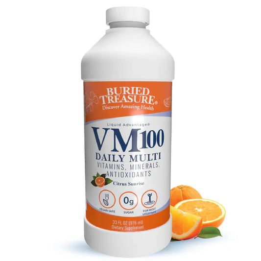 VM100 33 Fl. Oz. Daily Liquid Multivitamin-Multiple Vitamins and Minerals-AlchePharma