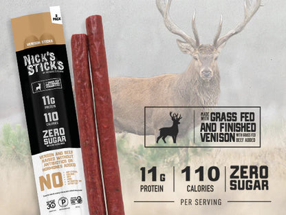Grass Fed Venison Snack Stick