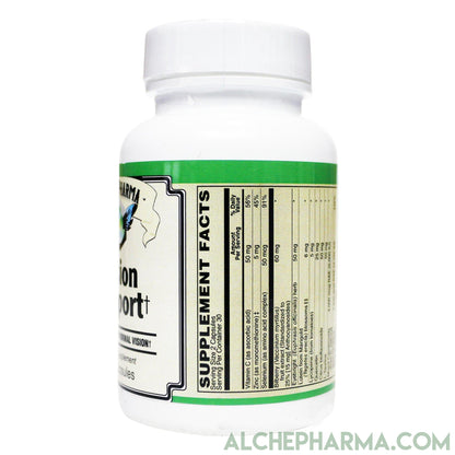 Vision Support- w/ Patented FloraGLO®, Betatene® & L-OptiZinc® ( Professional Formula )-Vision-AlchePharma