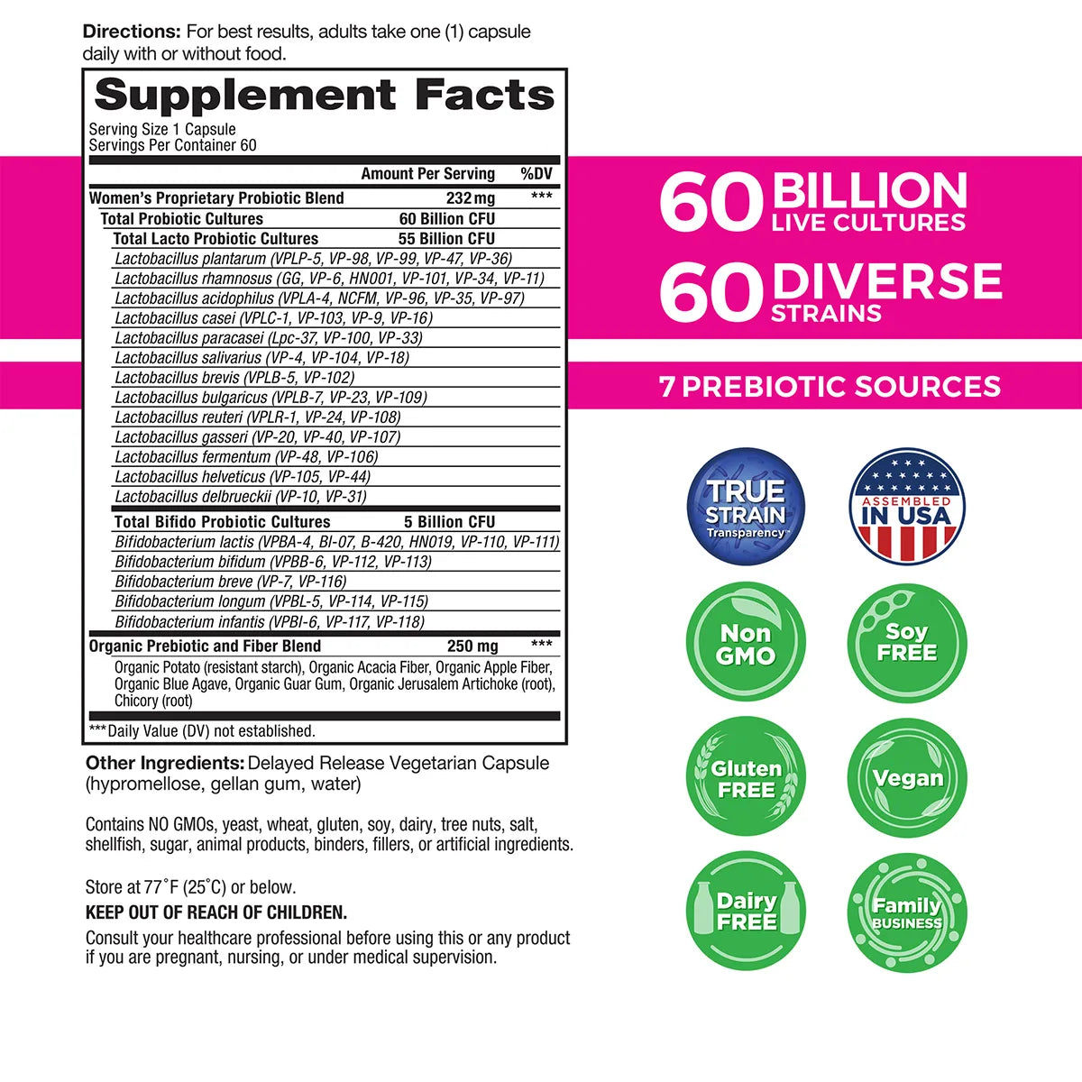 Vital Flora Women’s Daily Probiotic-Probiotic-AlchePharma