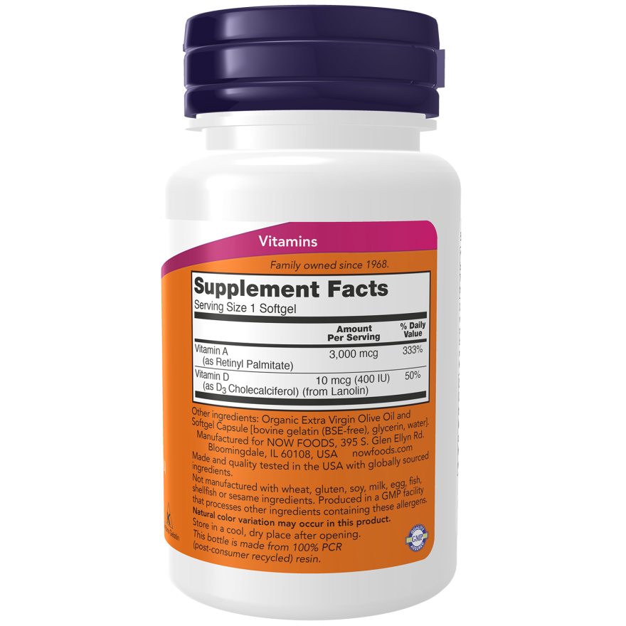 Vitamin A & D 10,000/400 IU Softgels-Vitamins-AlchePharma