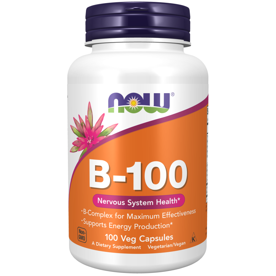 Vitamin B-100 Veg Capsules-Vitamins-AlchePharma