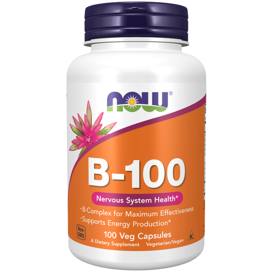 Vitamin B-100 Veg Capsules-Vitamins-AlchePharma