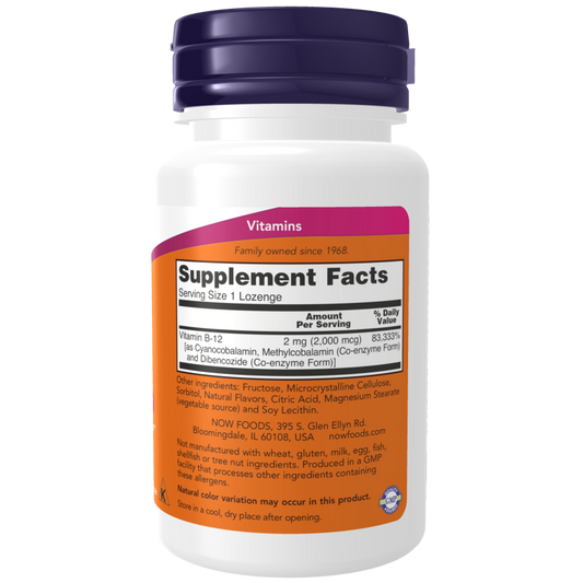 Vitamin B-12 2,000 mcg Lozenges (partial)-Vitamins-AlchePharma