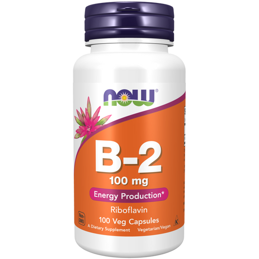 Vitamin B-2 100 mg Veg Capsules-Vitamins-AlchePharma