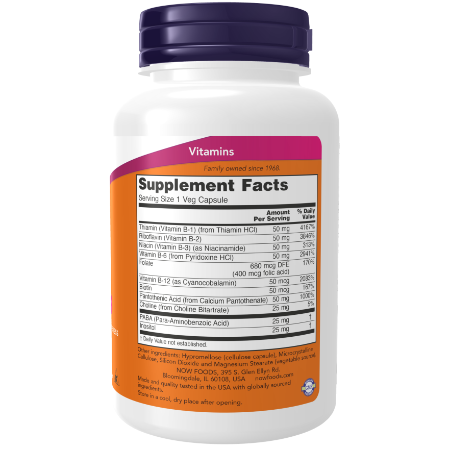 Vitamin B-50 mg Veg Capsules-Vitamins-AlchePharma