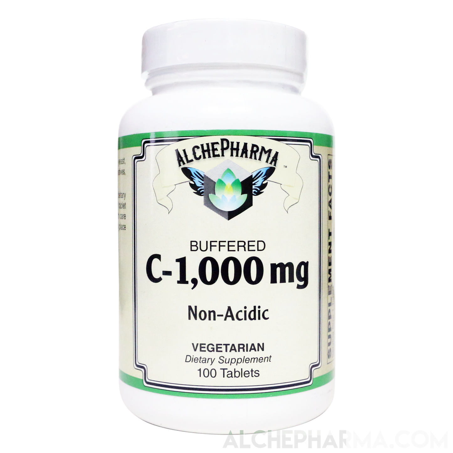 Vitamin C 1000mg buffered calcium and sodium ascorbates with bioflavonoids tablets-AlchePharma