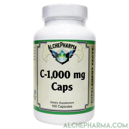 Vitamin-C 1,000mg w/ Citrus Bioflavonoids Complex Capsules-Vitamin-AlchePharma