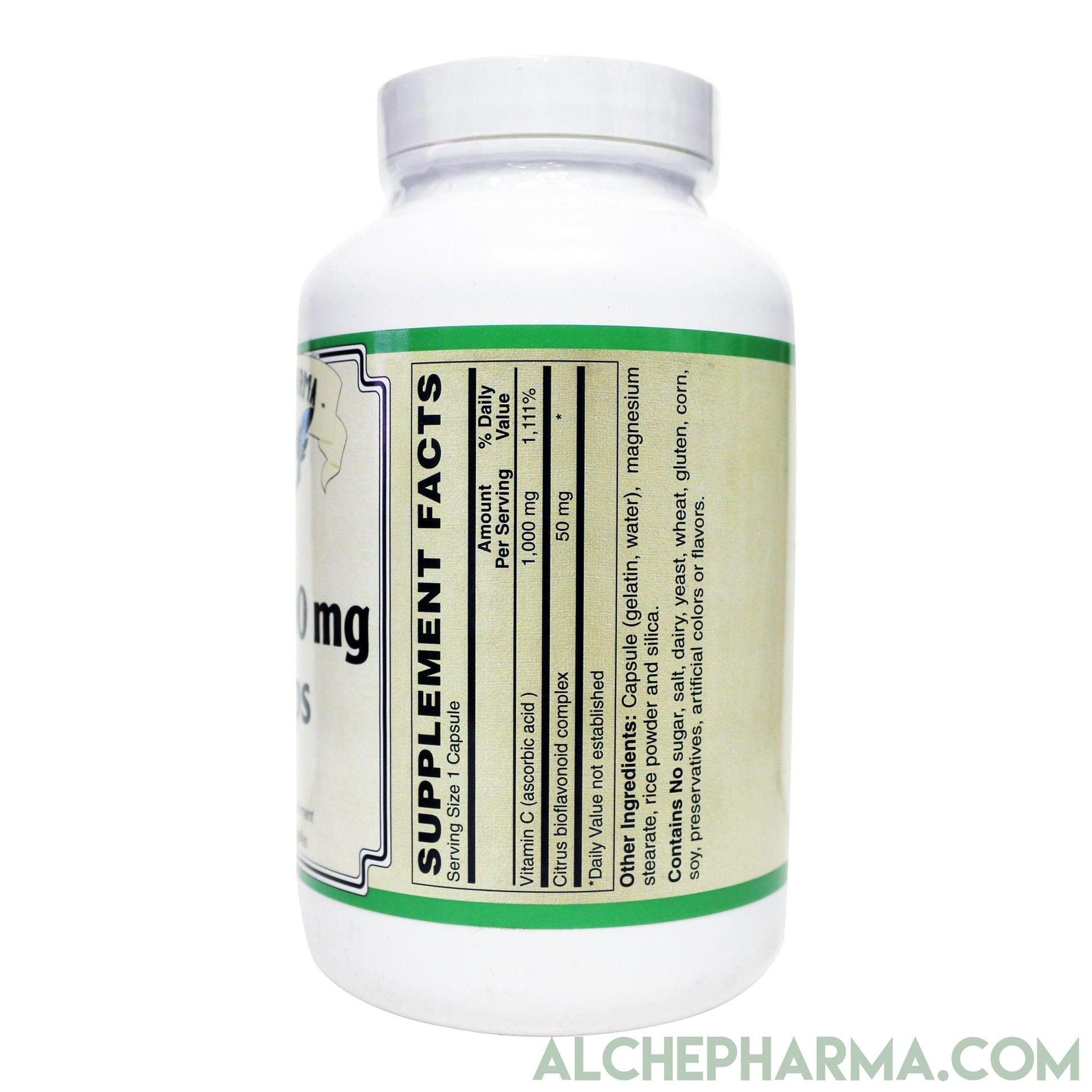 Vitamin-C 1,000mg w/ Citrus Bioflavonoids Complex Capsules-Vitamin-AlchePharma