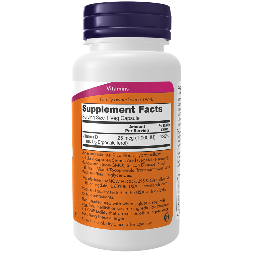 Vitamin D 1000 IU Dry Veg Capsules-Vitamins-AlchePharma