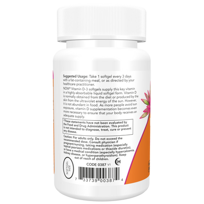 Vitamin D-3 10,000 IU Softgels-Vitamins-AlchePharma
