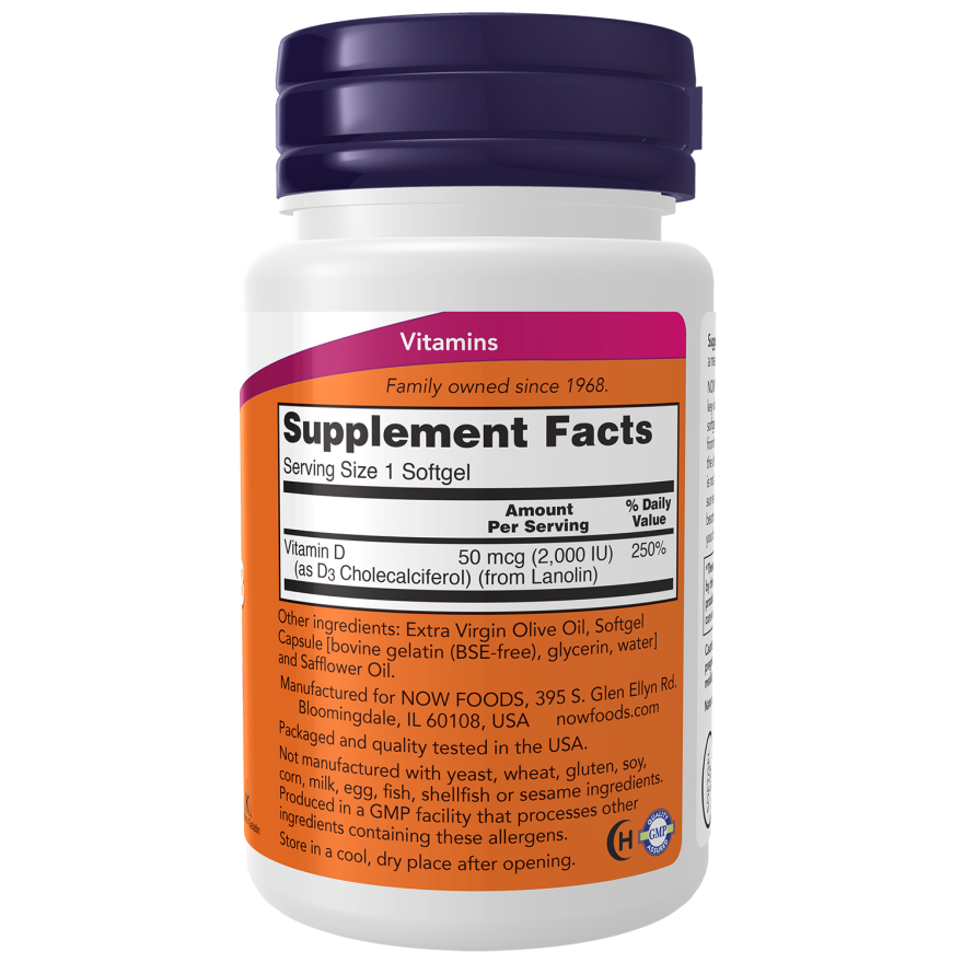 VIT D-3 2000 IU 240 SGELS-Vitamins-AlchePharma
