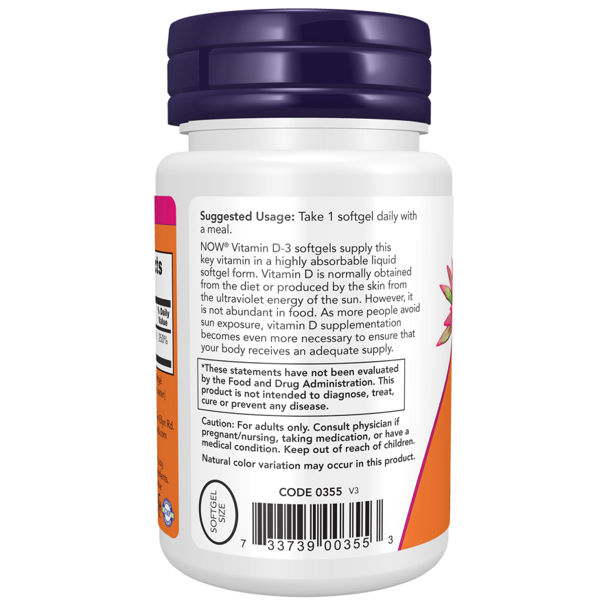 VIT D-3 2000 IU 240 SGELS-Vitamins-AlchePharma
