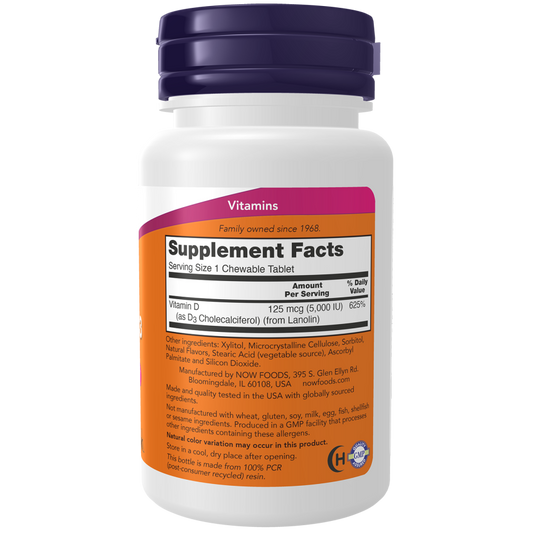 Vitamin D-3 5000 IU Chewables-Vitamins-AlchePharma