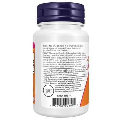 Vitamin D-3 5000 IU Chewables-Vitamins-AlchePharma