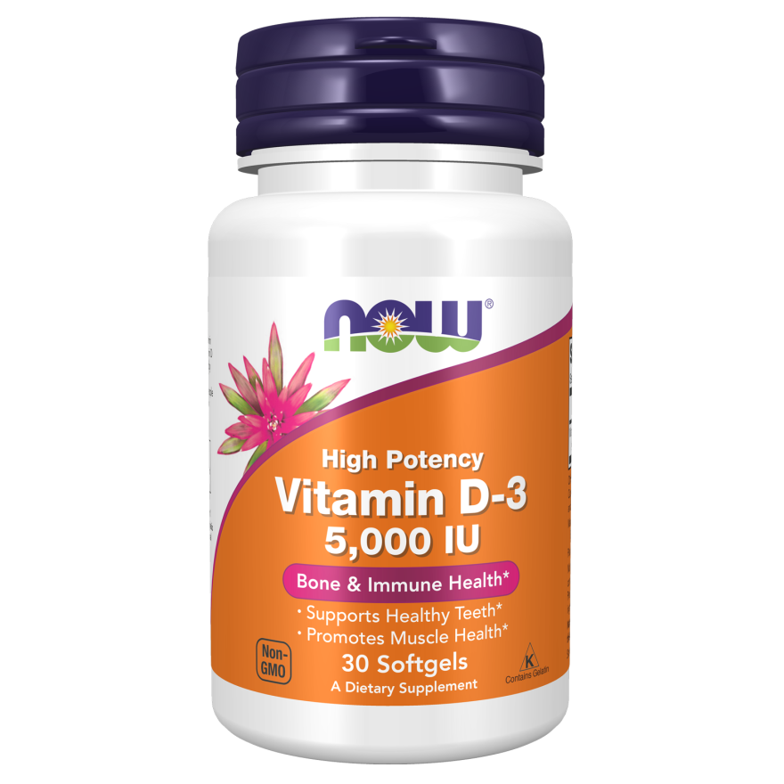 VIT D-3 5000IU 120 SGELS-Vitamins-AlchePharma
