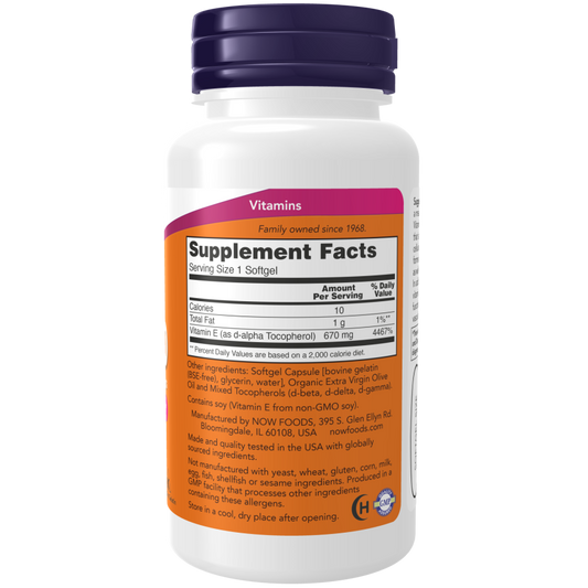 Vitamin E-1000 Mixed Tocopherols Softgels-Vitamins-AlchePharma