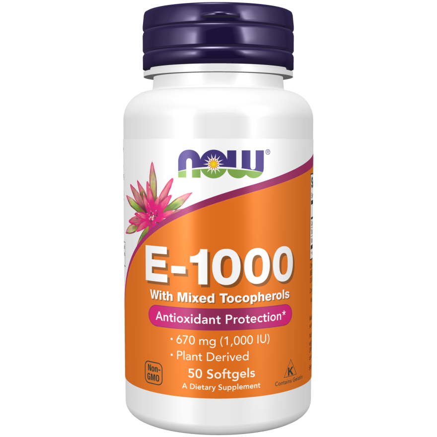Vitamin E-1000 Mixed Tocopherols Softgels-Vitamins-AlchePharma