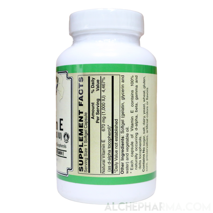 Vitamin-E 1,000 Natural Mixed Tocopherols-Vitamin-AlchePharma