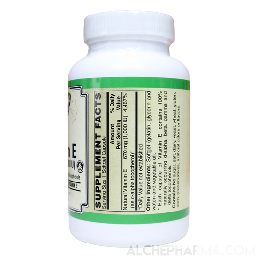 Vitamin-E 1,000 Natural Mixed Tocopherols-Vitamin-AlchePharma