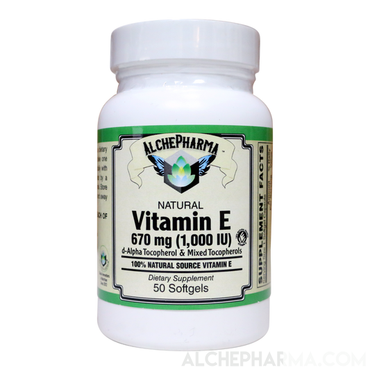 Vitamin-E 1,000 Natural Mixed Tocopherols-Vitamin-AlchePharma