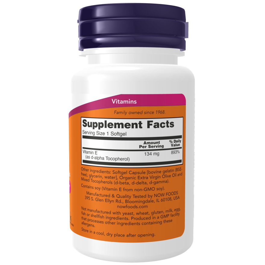 Vitamin E-200 With Mixed Tocopherols Softgels-Vitamins-AlchePharma
