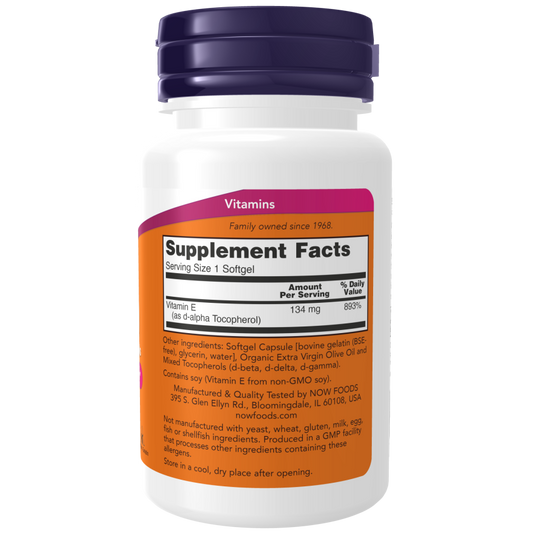 Vitamin E-200 With Mixed Tocopherols Softgels-Vitamins-AlchePharma