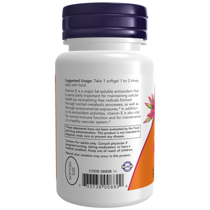 Vitamin E-200 With Mixed Tocopherols Softgels-Vitamins-AlchePharma