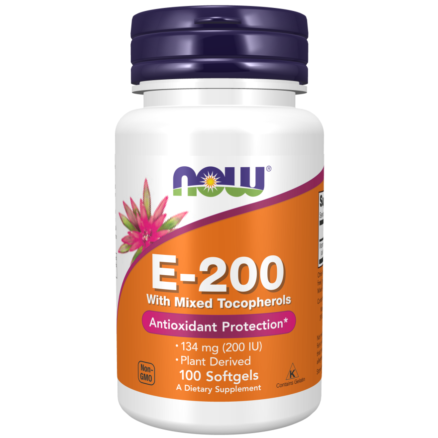 Vitamin E-200 With Mixed Tocopherols Softgels-Vitamins-AlchePharma