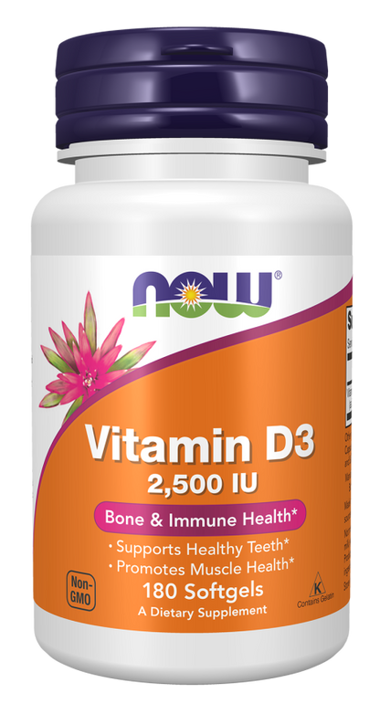 Vitamin D3 2500 IU Softgels