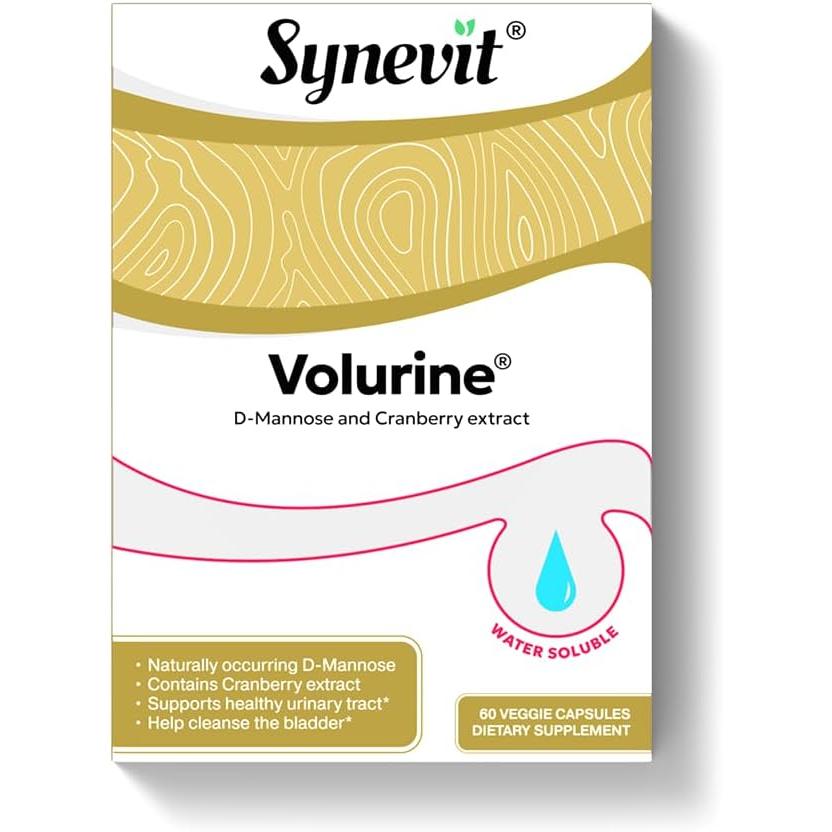 Volurine - D-Mannose & Cranberry Extract 60 Vegetable Capsules-Urinary Tract Health-AlchePharma