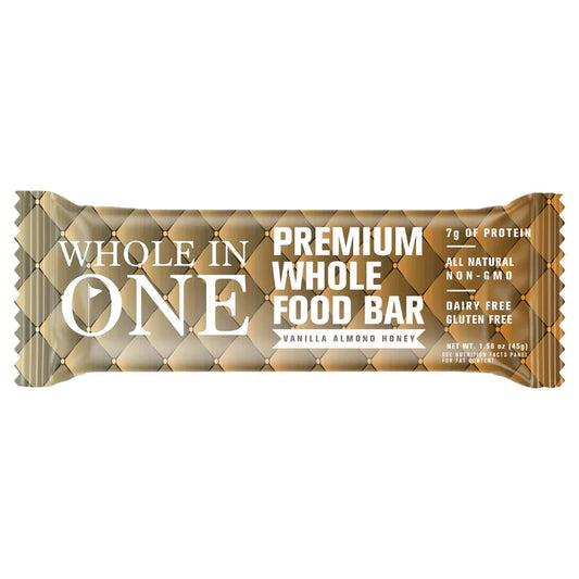 Premium Whole Food Bar - Vanilla Almond Honey - 45 grams