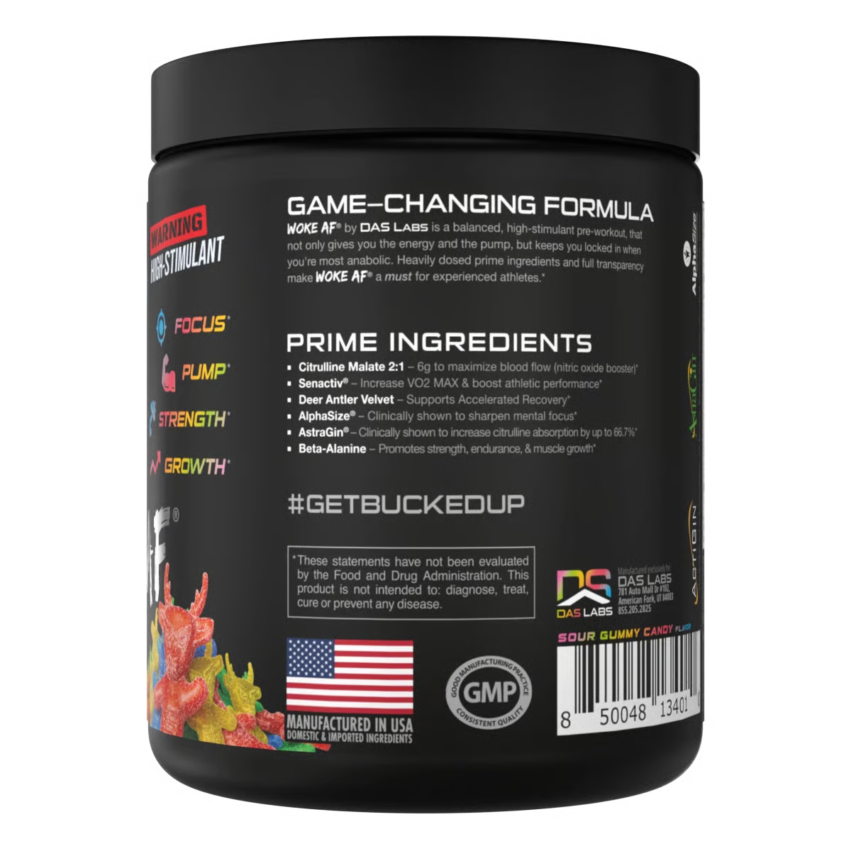 Bucked Up WOKE AF Pre-Workout
