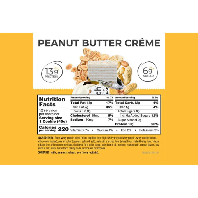 Wafer & Crème Protein Bar (15 Flavors)-Protein Bar-AlchePharma
