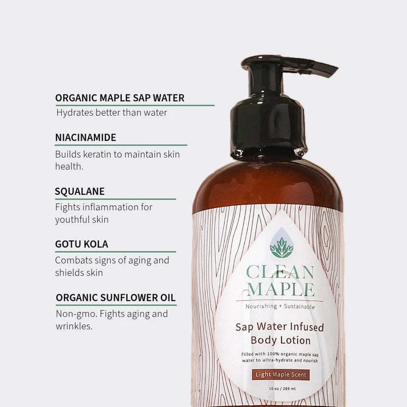 Sap Water Infused Body Lotion Unscented 10oz