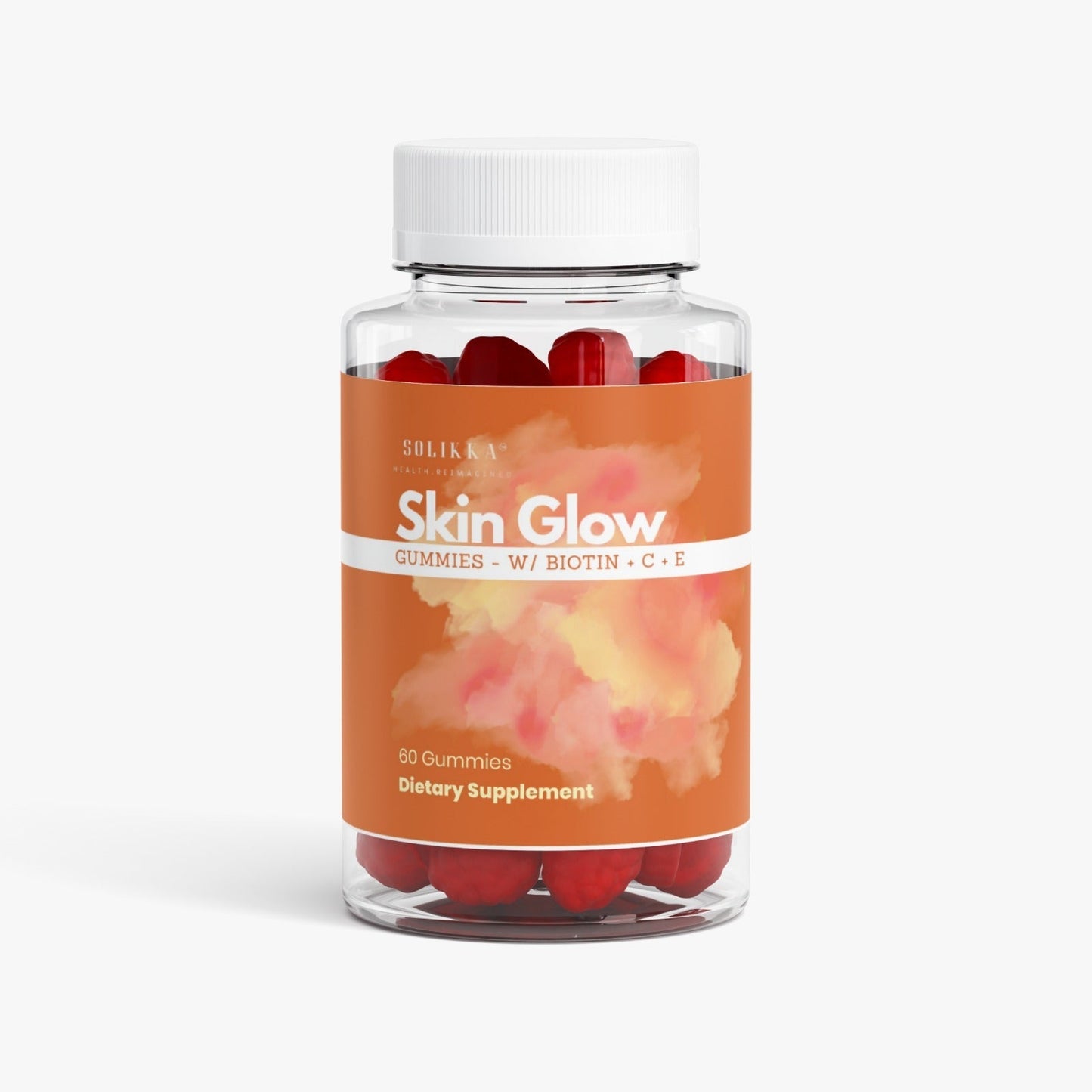 Solikka Skin Glow Gummies w/ Biotin + C + E
